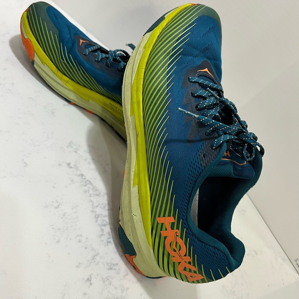 Hoka Teal and Black Athletic Shoes - Picture 3 of 12